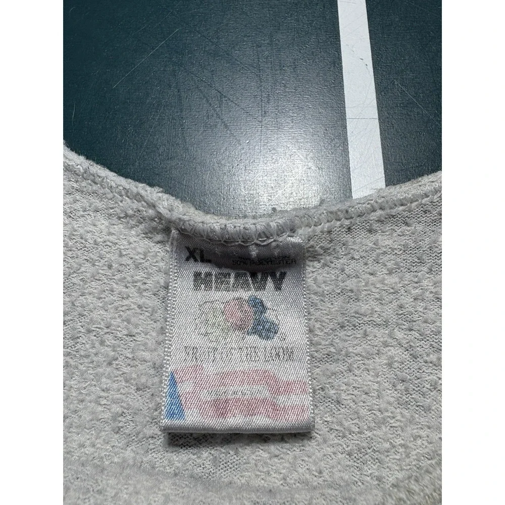 Vintage Michigan Wolverines Football Crewneck Sweatshirt Mens Large Gray 90s USA - Picture 6 of 16